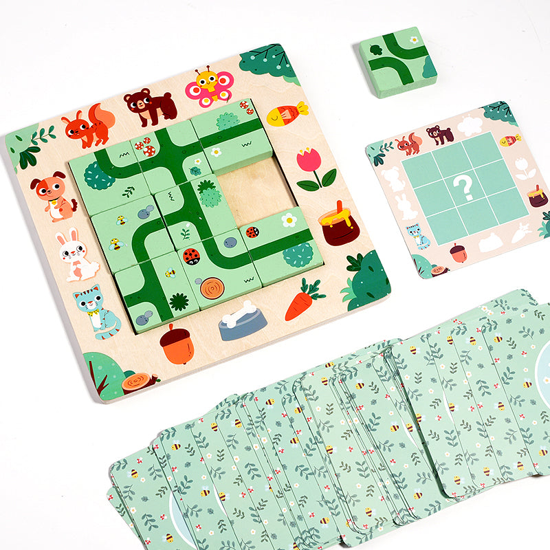 Wayfinding Puzzle – Montessori Path Planning Game