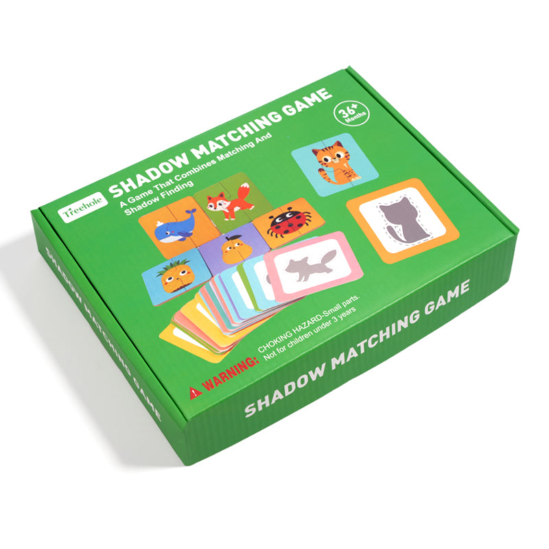 Wooden Shadow Matching Game