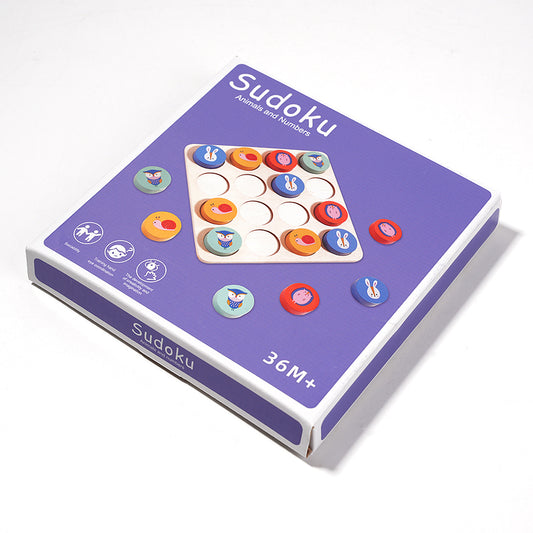 Montessori Sudoku Animal Matching Game