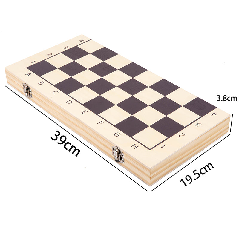 Wooden Chess Set for Kids & Beginners