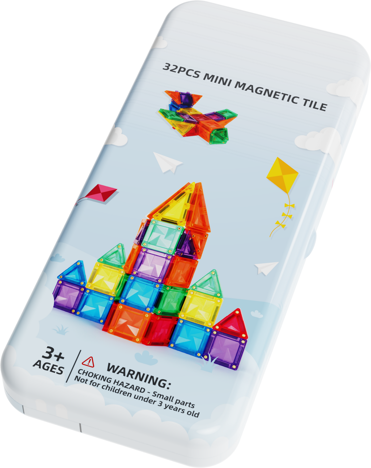 32 Pcs Small-size Magnetic Tiles Building Blocks