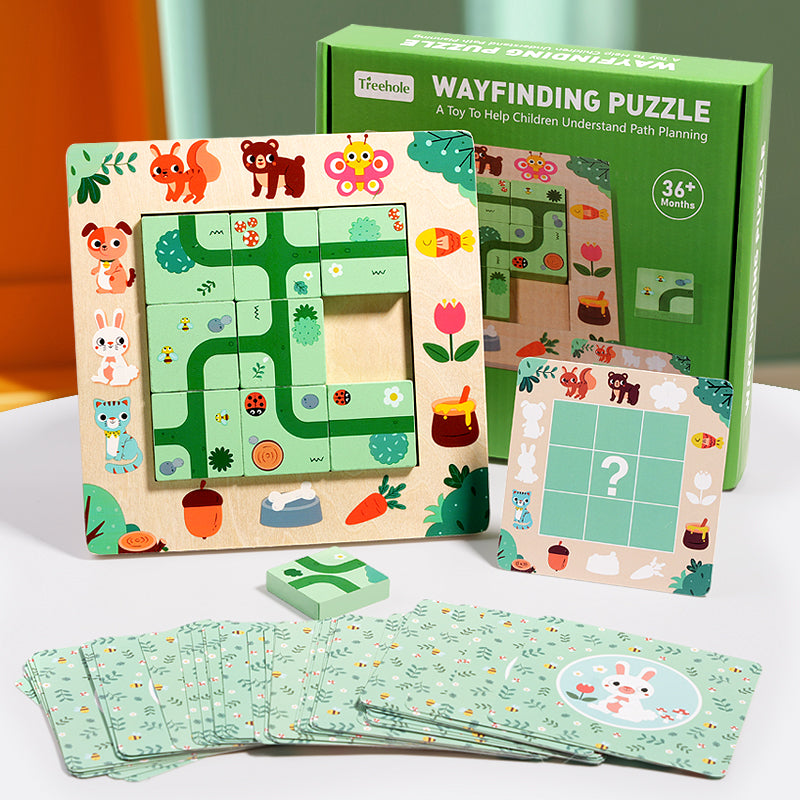 Wayfinding Puzzle – Montessori Path Planning Game